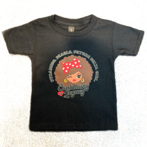 Toddler Future Delta - Continuing the Legacy Black T-Shirt